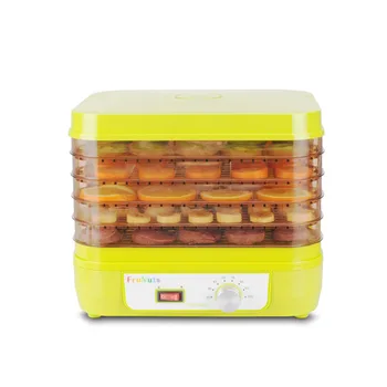 

220V 5 Layers Yellow Color Fruit Dehydrator Household Fruit and Vegetable Pet Meat Foodstuff Dryer Yogurt Fermentation