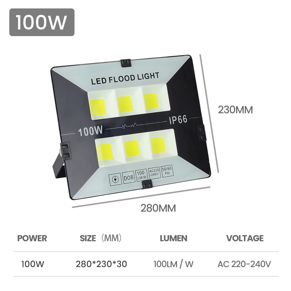 300w e w, para área externa, ip66,