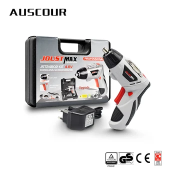 

4.8V Electric Screwdriver Cordless Drill With 45 Bits Mini Wireless Power With LED Light Dremel Multi-function House Power Tools