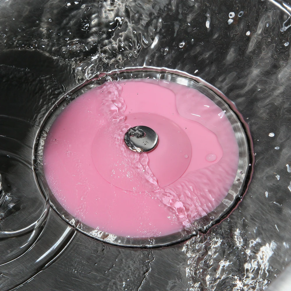 Ванная комната и кухня раковина всплывающие стоки Seau Nettoyage Sol 5 цветов стоки резиновый пол слив прачечная воды стопор инструмент Туалет - Цвет: PINK