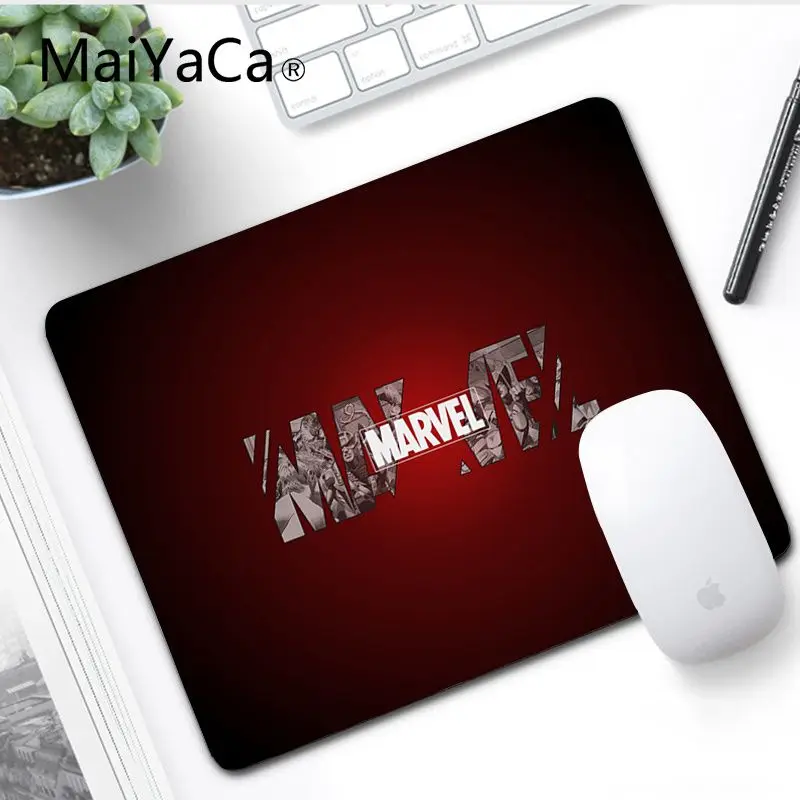 MaiYaCa Забавный Марвел логотип ноутбук компьютер коврик для мыши большой Lockedge коврик для мыши ПК компьютерный коврик