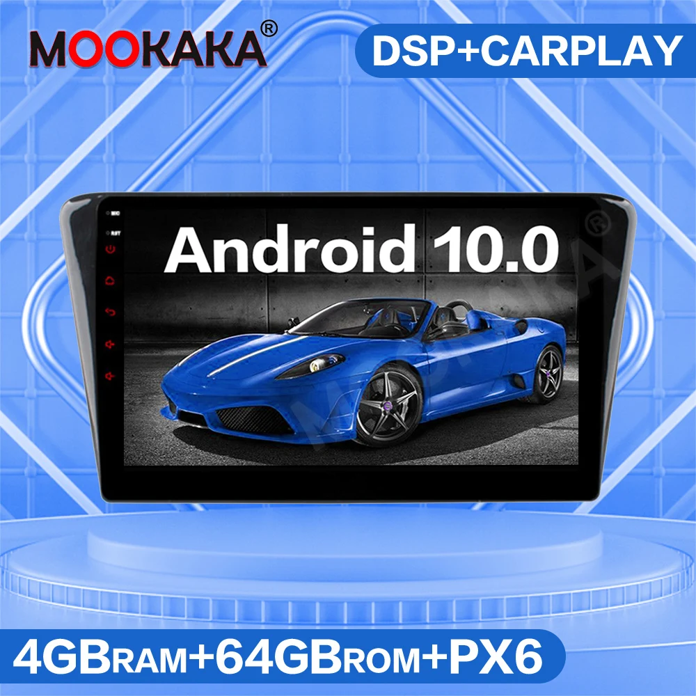 For Peugeot 408 2014 - 2017 Android 10.0 4G+64GB Car Multimedia Player DSP Auto Radio Stereo GPS Navigation 4G SIM LTE Head Unit |