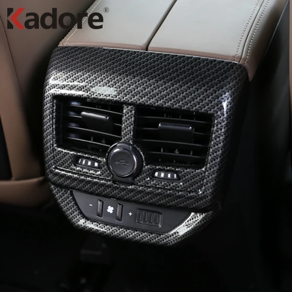 For Peugeot 3008 Gt 17 Interior Accessories Armrest Rear Air Conditonnal Vent Cover Trim Ac Outlet Panel Decoration Frame Frame Frame Frame Coverframe Decor Aliexpress