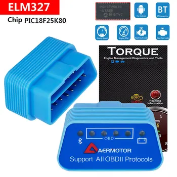 

OBD2 Scanner For Nissan 350Z Z33 Maxima Skyline Sunny X-Trail PIC18F25K80 Elm327 Bluetooth 4.0 Car Diagnostic Tester