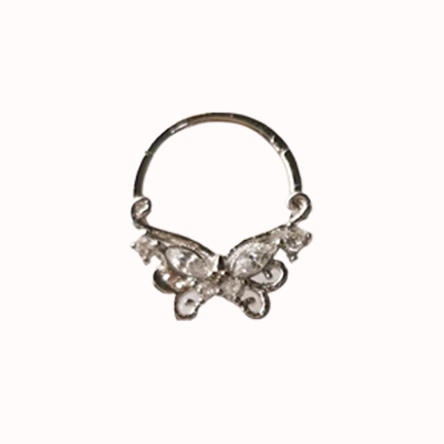 Nose Piercing Ring Nase Septum Piercing Ring Titanium Steel Nariz Piercing Ear Cartilage Tragus Goth Piercing Nez Opal