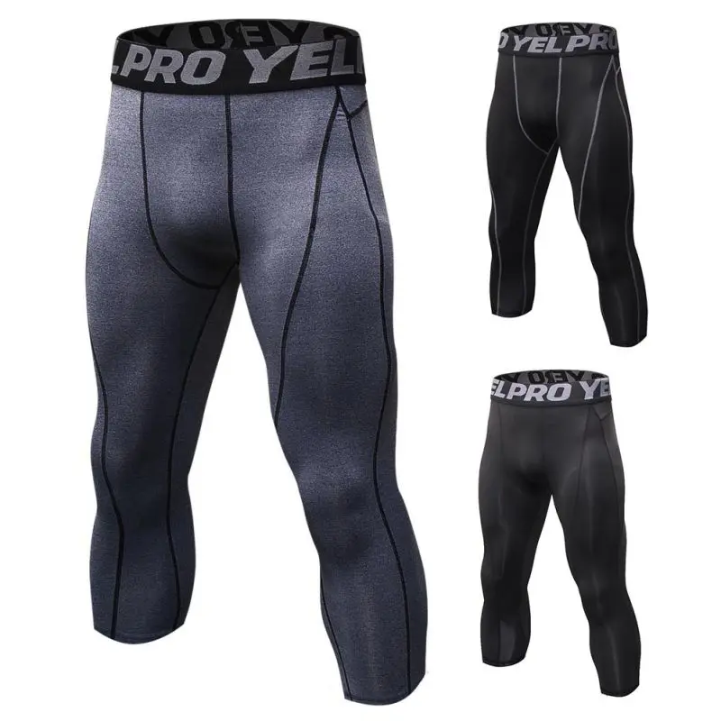 

Sports Men's Gym Fitness Pants Training Pants Tights Fitness Men Compression Tight Running Jogging