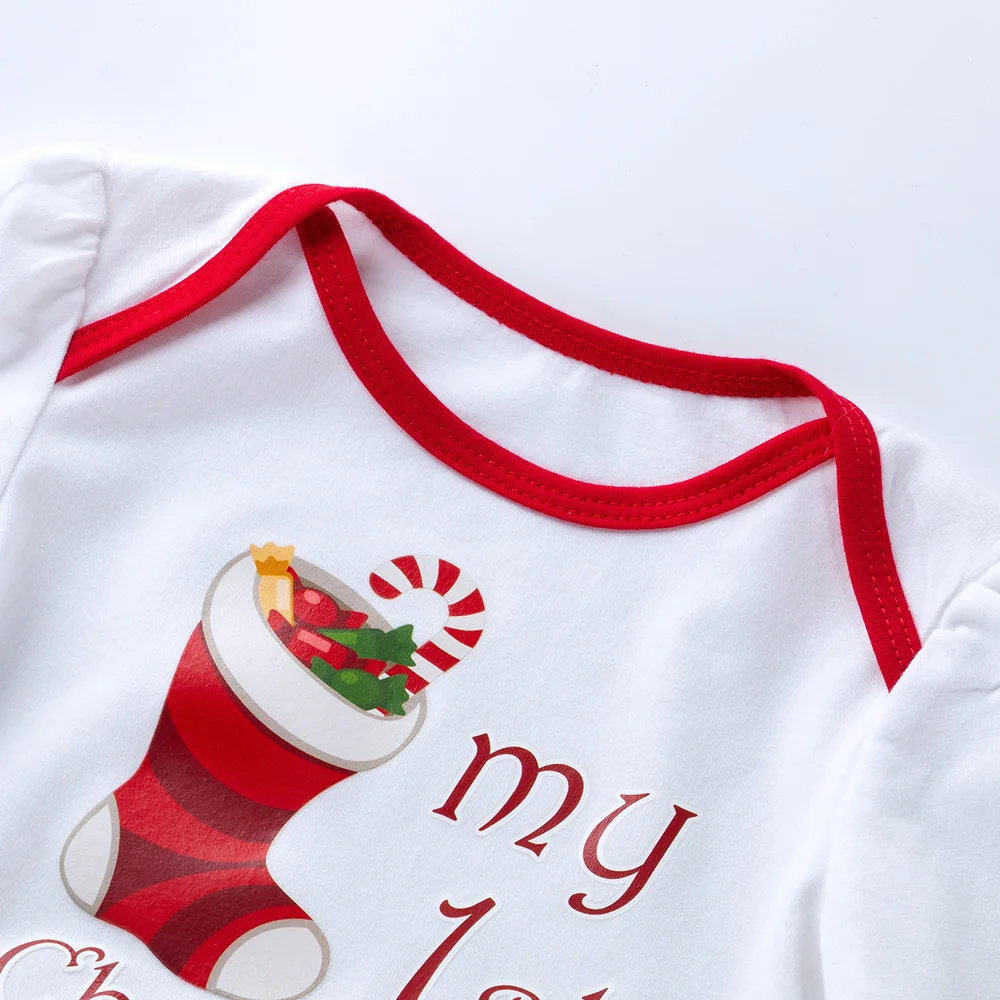 Новинка года; платье в горошек с длинными рукавами для маленьких девочек; рождественское платье-пачка для маленьких девочек; костюм с юбкой; боди для новорожденных