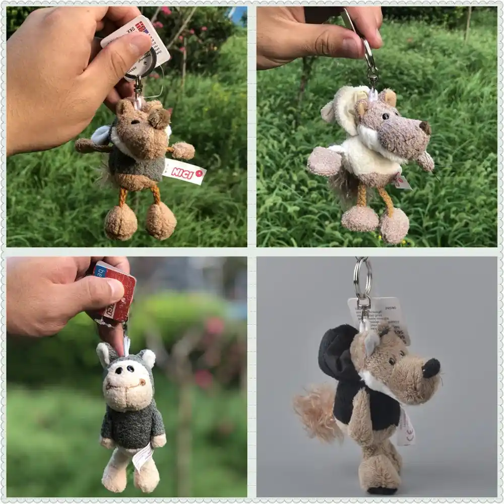 5個のwhitewolfスキン羊のペンダントぬいぐるみキーリング キーホルダー人形のギフト動物人形漫画人形子供の誕生日 Stuffed Plush Animals Aliexpress