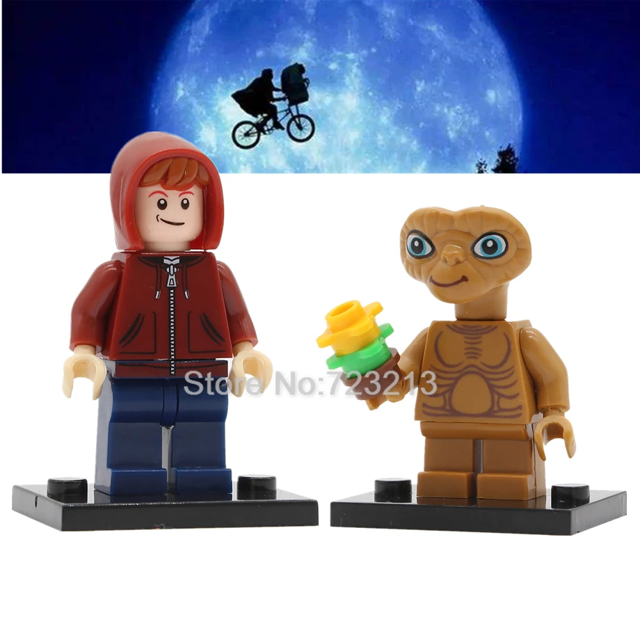 

Single Sale Classic Movie ET Figure Boy Elliott E.T. Building Blocks Set Model Kits Bricks Education Toy for Children Legoing