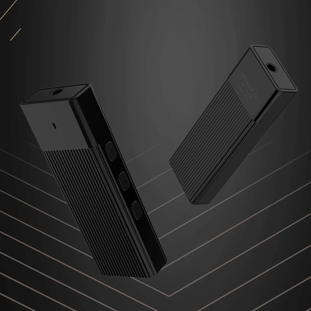 Universal Wireless Stereo Black Headphone Amplifier Powerful Portable Bluetooth 5 0 Mini Audio Home ABS Music Improver