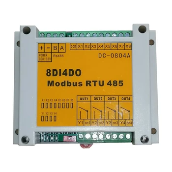 

8 input 4 output switch module IO 485 IO module Modbus RTU standard protocol