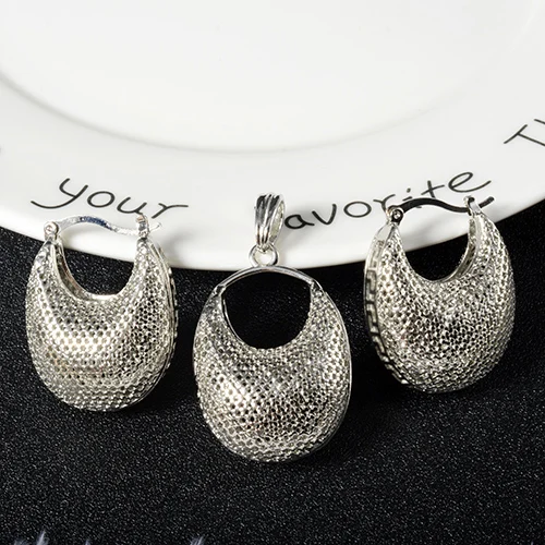 Sunny Jewelry Fashion Jewelry Sets For Women Earrings Pendant Hollow 2021 Hoop Earrings Jewelry Sets For Wedding Party Gifts Jewelry Set S