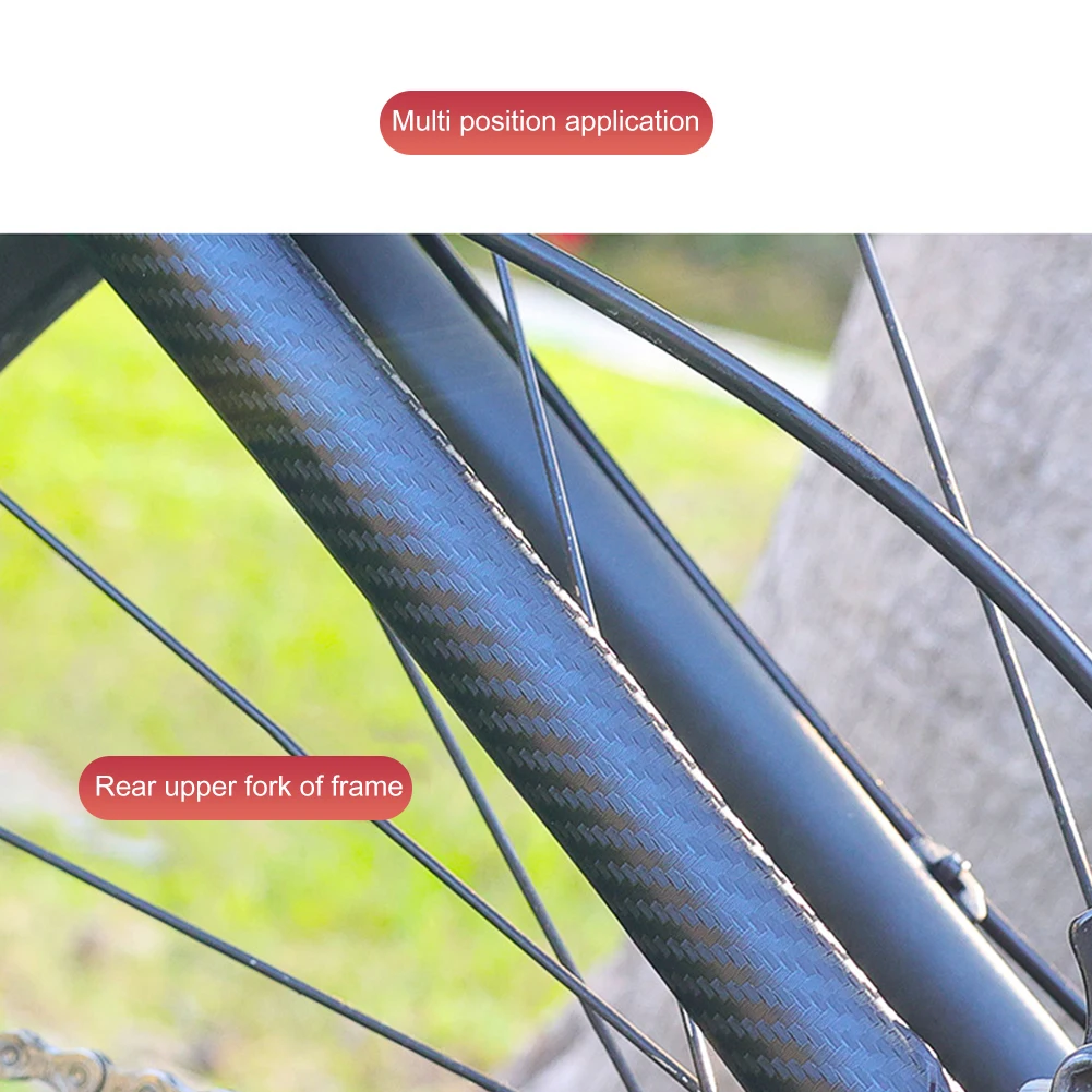 Serpent noir - Autocollant de protection pour cadre de vélo VTT, Bande