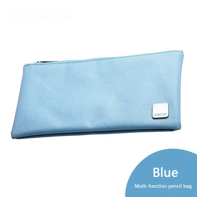 Xiaomi Mijia NOBEL пенал сумка+ Kaco рума Закладка-линейка для хранения простая Водонепроницаемая ручка сумка школьный офис Канцелярские Принадлежности чехол для хранения - Цвет: Blue