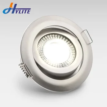 

LED Downlight 5W 3-Step Dimmable Ultra Bright Round Driveless Recessed Ceiling Lamp AC85-265V Indoor Bedroom Housing Light