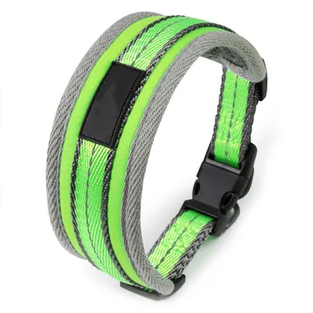 

Double Layer Pet Dog Collar Reflective Nylon Adjustable Pets Puppy Neck Collar PI669