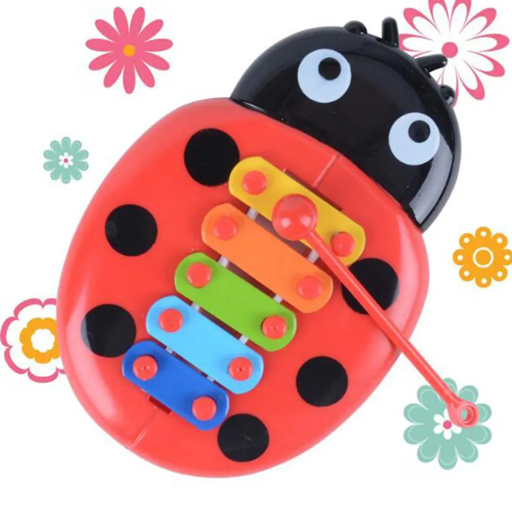 

Hand Knock Piano Educational Toys Hand Harp Boy Girl Musical Baby Toy 8-Note Xylophone for 0-3 Years Old Children Toddler