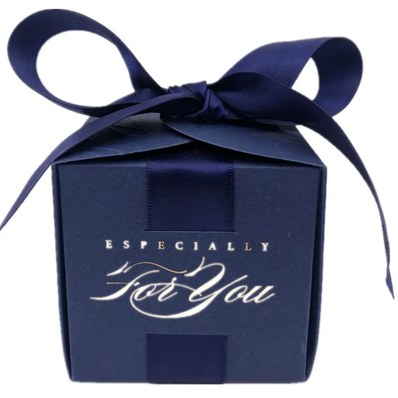 Высококачественная свадебная коробка для конфет, Детские сувениры, Подарочная коробка с лентой, бумажная коробка для шоколада, красивая подарочная коробка для свадьбы