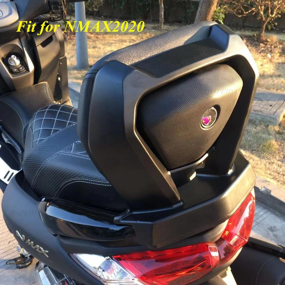 Modified Motorcycle All New Nmax2020 Nmax155 Nmax Rear Backrest Bracket Top Box Carrier Bracket Cover For Yamaha Nmax155 2021 Aliexpress