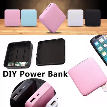 

Moible Phone Power Bank Parts Portable 3*18650 Micro USB Power Bank Case Box DIY Kit Fast Quick Charging Part Case Cover