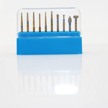 

10pcs/box Dental Burs Preparing Teeth Drills Titanium Plating for Inlay/Onlay Preparation Suit Kit Dentist Tools Dentistry Lab