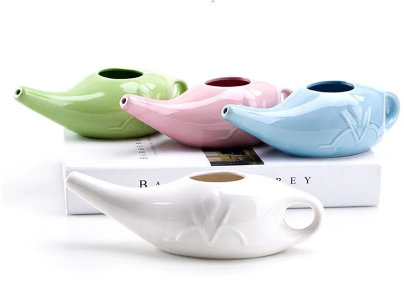 Керамическая система для мытья носа Neti Pot 250 мл очиститель набор мойки пазухи