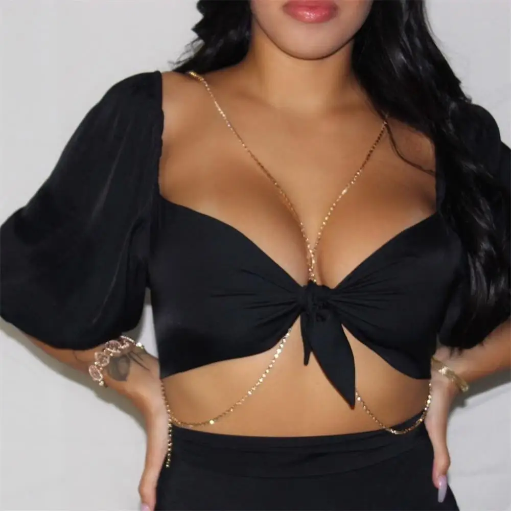 Stonefans Bling Gold Body Chains For 