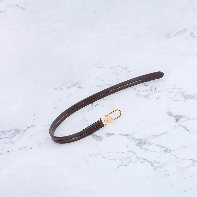 Personalization Genuine Leather Handle Short Bag Strap Shoulder Detachable Bag Replacement Women Wrist Strap Accessories