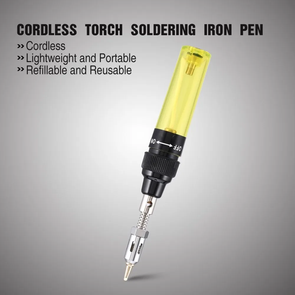 Mini Cordless  Soldering Iron VA-100 Blow Cordless Solder Iron Pen Shaped Gas Soldering Iron Gun Welding Tool electronics soldering kit