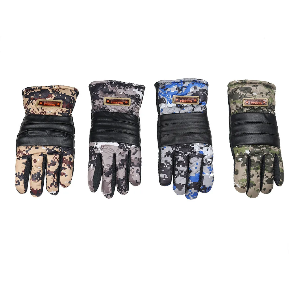 Winter‘s Gloves Camouflage Outdoor Sports Mitten Keep Warm Riding Cycling Thickening Tactical Driving Glove Guantes Handschoenen