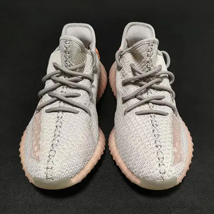 Скидка, Новое поступление, дышащие Спортивные кроссовки yeezys boost air 350 v2, статические мужские и женские кроссовки, размер 36-46 - Цвет: 4