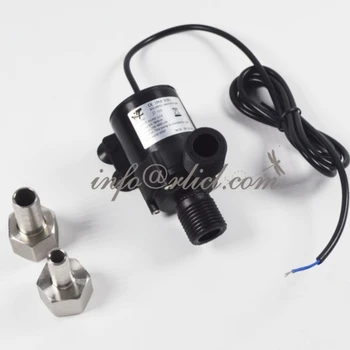 

Home Brew Pump DC12V 10W BSP 1/2 Thread Food Grade Pump with Stainless 1/2 inch Barb Homebrewing fItting