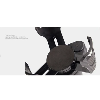 

Center Car Dual Cup Holder Carbon Fiber Auto Adjustable Universal Multifunctional