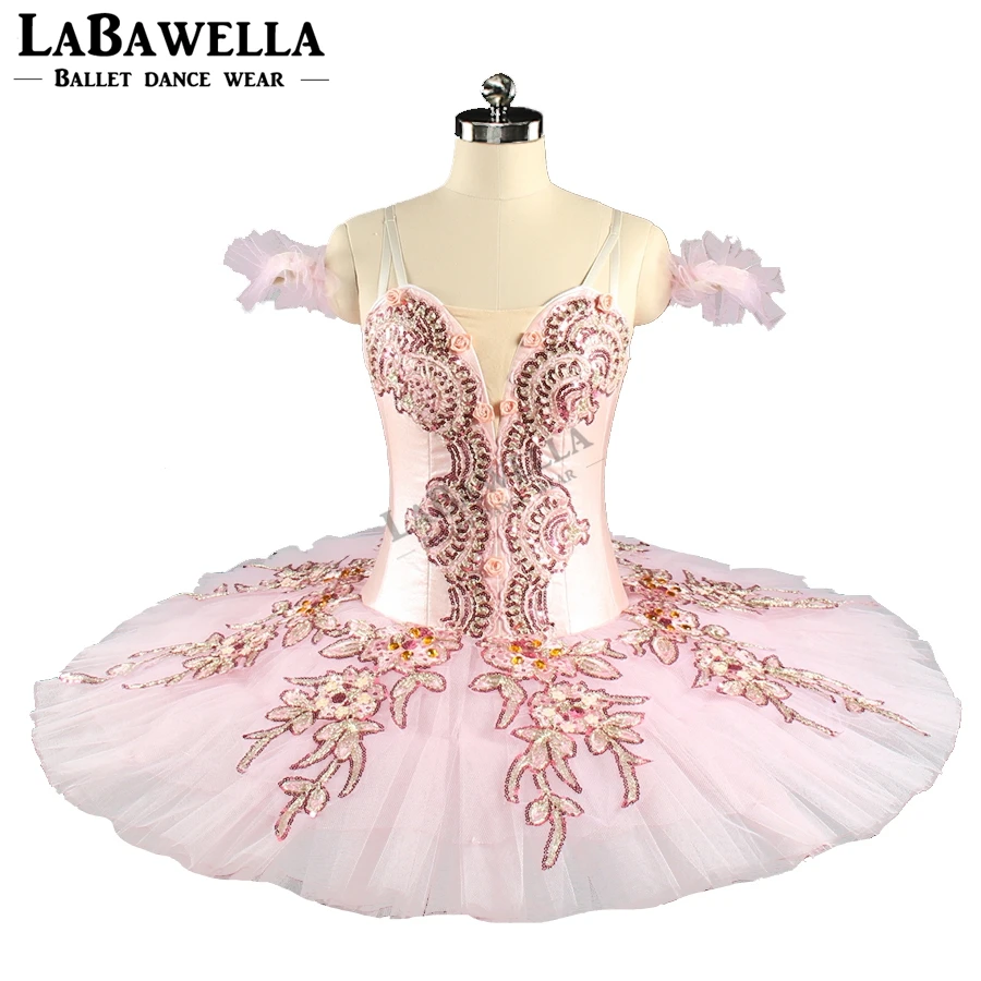 women professional ballet tutu Pink Sugar plum fairy classical ballet nutcracker performance costume Ballet Stage tutu  BT9153