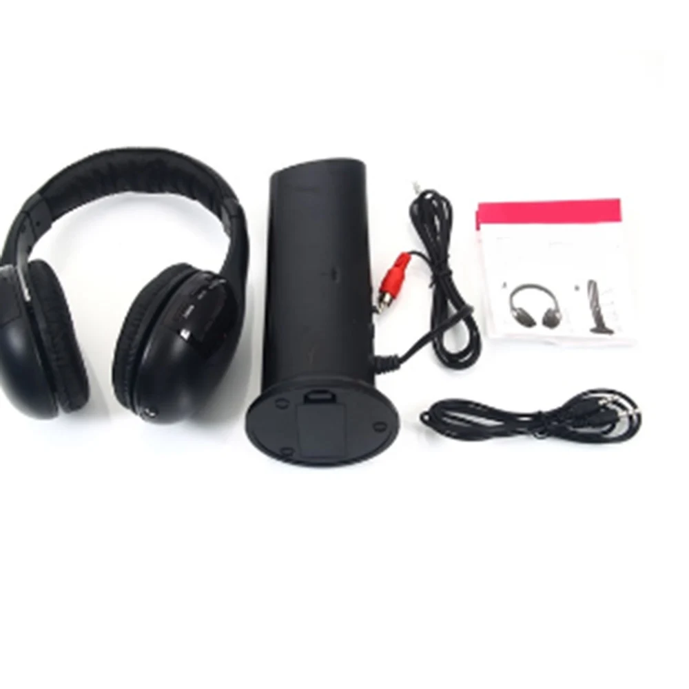 Беспроводные наушники 5 в 1 Bluetooth портативная гарнитура с микрофоном радио FM для
