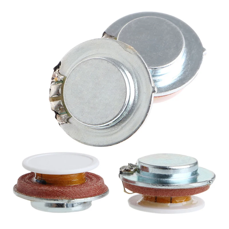 2 uds 27mm altavoz resonancia de vibración 3W 4 Ohm de alta fidelidad de Audio estéreo