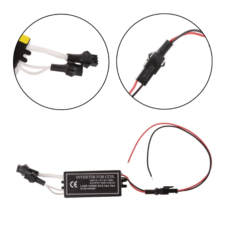 

Shockproof 12V Male CCFL Inverter Spare Ballast Halo Angel Eyes Rings Kit For BMW Mazda Lexus High Bright Car Light Accessories