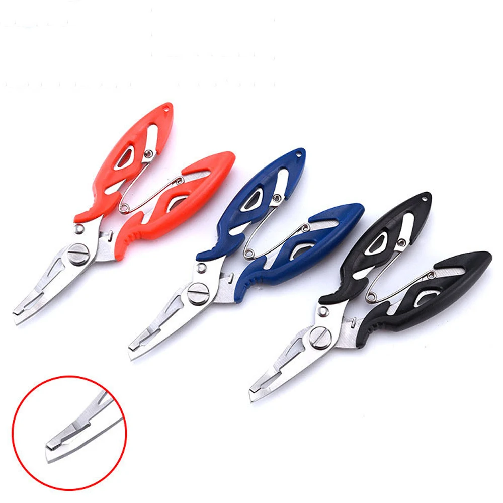 

Multifunction Scissors Fishing Plier Scissor Braid Line Lure Cutter Hook Remover etc. Tackle Tool Cutting Fish Use Tongs 1Pcs