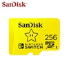 SanDisk 256GB carte MicroSD Nintendo Switch autorisé Mario thème 128G TF carte mémoire haute vitesse pour carte d'extension de jeu ► Photo 1/6