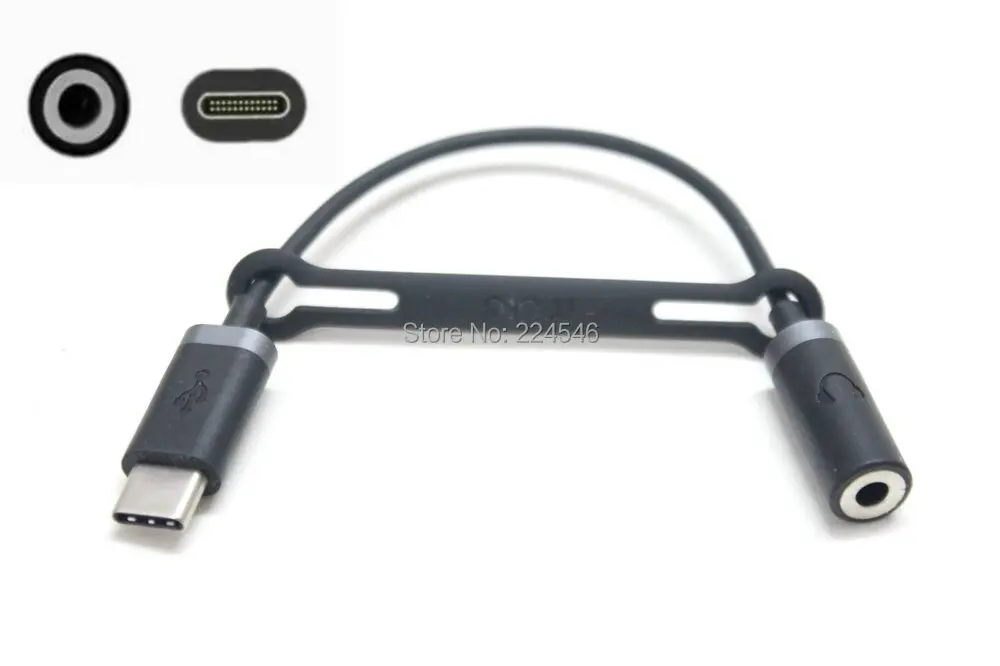 ORIGINAL USB Type C to 3 5mm Audio Headphone Jack Adapter Cable USB C 3 5mm for Moto Z Box Only