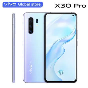 Перейти на Алиэкспресс и купить Оригинальный мобильный телефон vivo X30 Pro, 8 ГБ, 256 ГБ, Exynos 980, 60X зум, камера 64,0 МП, 33 Вт, быстрая зарядка, распознавание лица, сканер отпечатка паль...