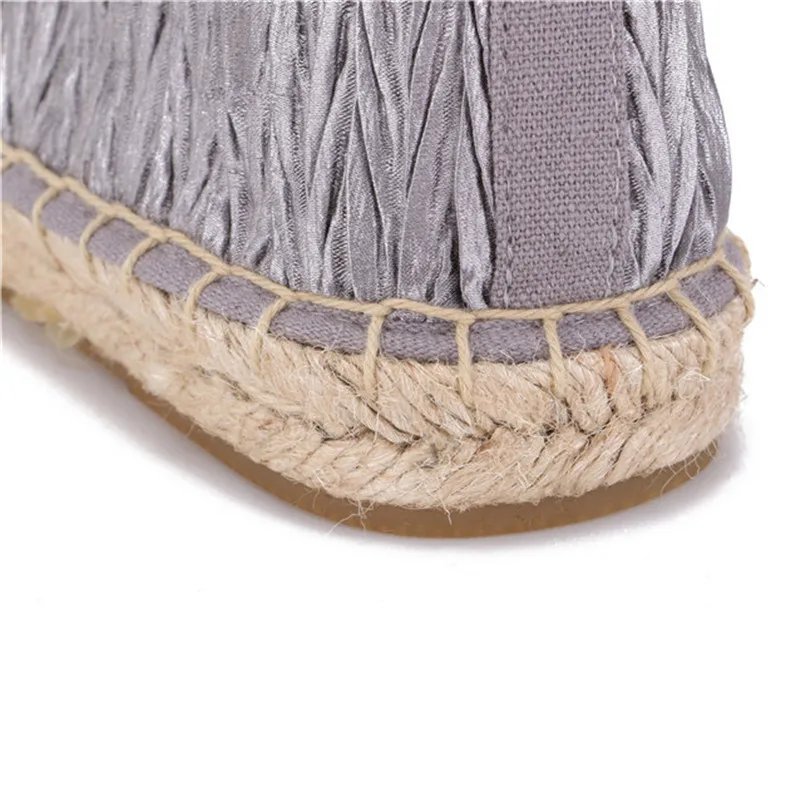 2020 New Spring Summer Women Flats Espadrilles Shoes Swing Slip On Straw Fisherman Shoes Round Toe Rope Lady Flats Loafers Shoes (11)