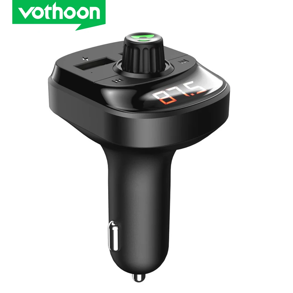 Автомобильное зарядное устройство Vothoon FM передатчик Bluetooth автомобильный аудио mp3