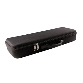 

Outdoor Fishing Bag Zipper Portable Carrier Shockproof Storage Case Hard Shell Black Multipurpose Rod Large EVA Tackle