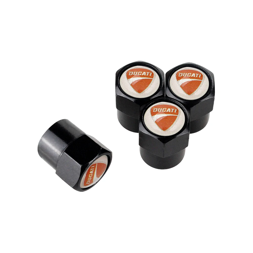 

Auto Accessories Car Tire Valve Stem Caps Rim Sticker Cover For Ducati Multistrada 1200 796 Diavel 696 620 758 749 1098 848 400