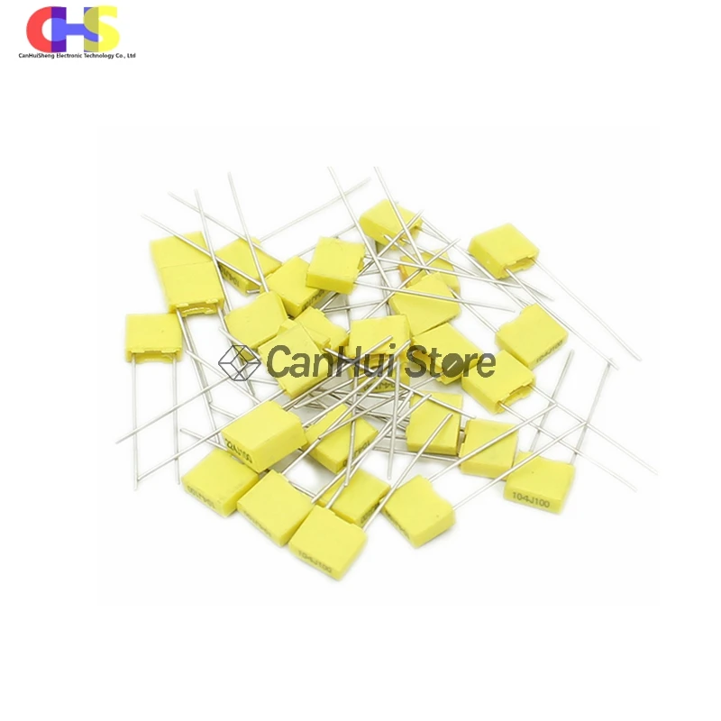 20pcs Polypropylene Safety Plastic Film 100V 1nF~470nF 1UF 100nF 150nF 220nF 270nF 330nF 2.2nF 3.3nF 4.7nF Correction capacitor |