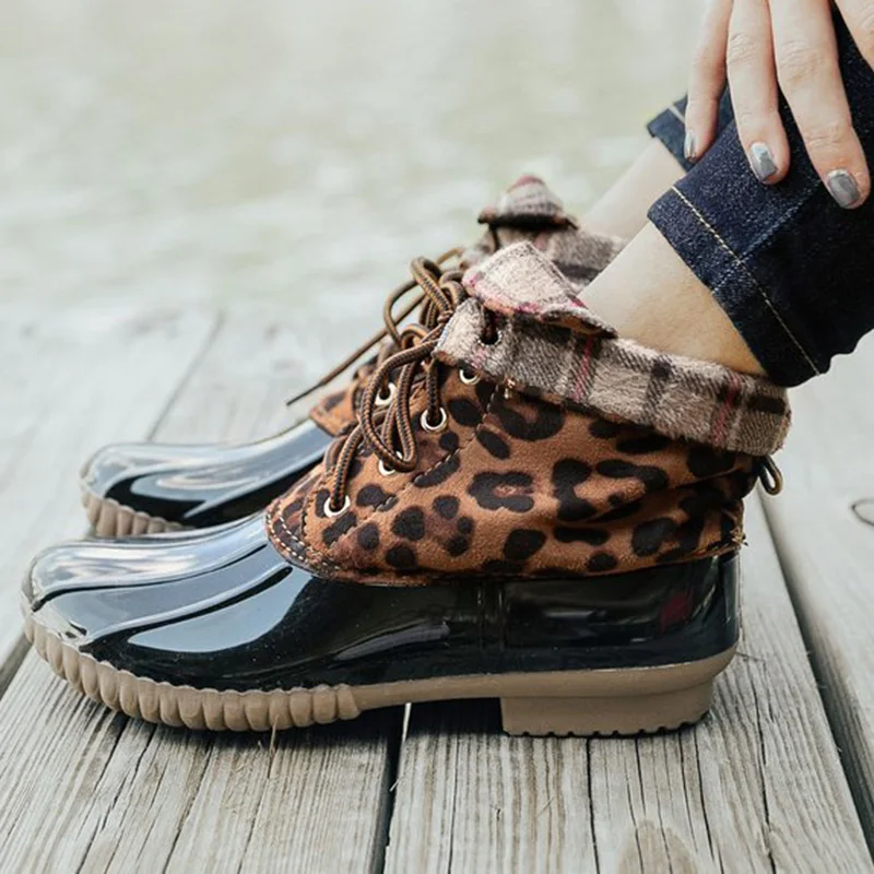 

Shoes woman Boots Women Platform Lace Up Shoes Thick Heel Short Boot Ladies Casual Plus Size Footwear Drop Shipping