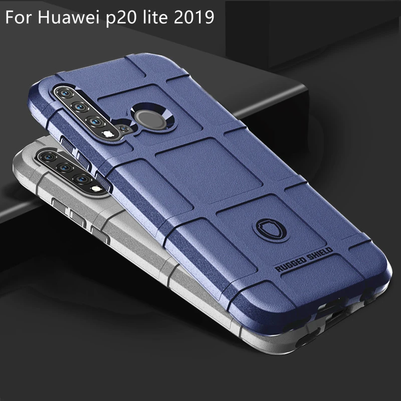 Huawei dustproof case Mới Ốp Lưng Chống Sốc Dành Cho Huawei P20 Lite 2019 Silicone Phong Cách Quân Đội Dày Bảo Vệ Dành Cho Huawei P20 Lite 2019 ốp Lưng cute huawei phone cases