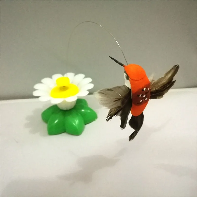 Electric Rotating Colorful Butterfly Funny dog Cat Toys bird Pet Seat Scratch Toy For Kitten cats intelligence trainning |