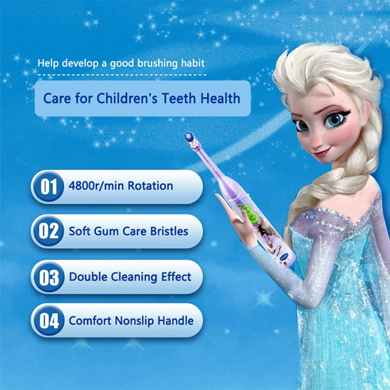 OralB зубная щетка для детей полости рта здоровье Мягкая зубная щетка для детей Питание от батареи